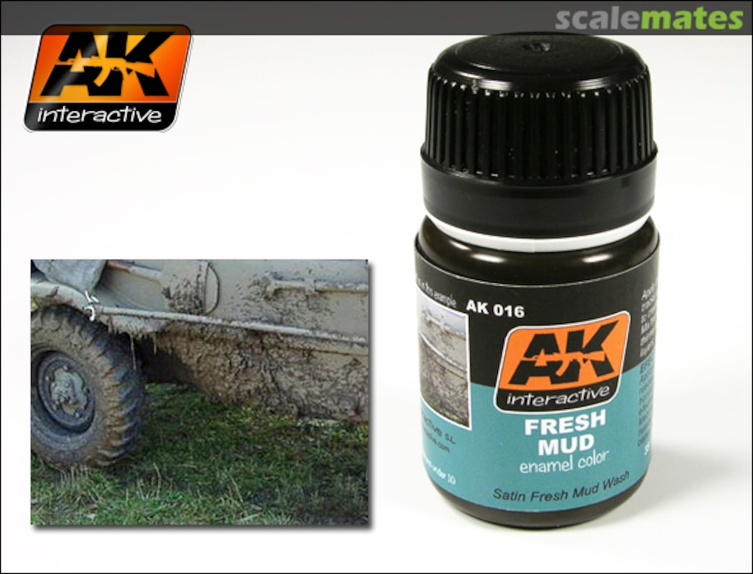 Boxart Fresh Mud: Satin Fresh Mud Wash AK 016 AK Interactive