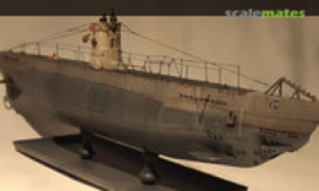 German submarine type II in the series A, B, C and D. In camouflage U 141  Made to book SDin 3D