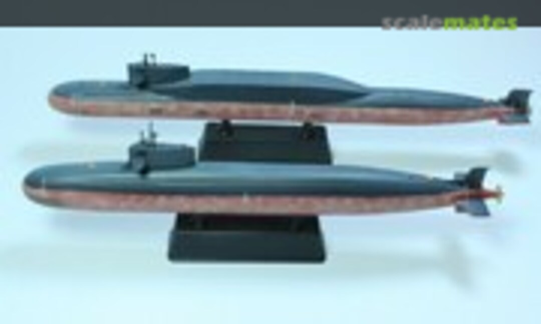 Chinesische Atom-U-Boote der Typen 093 und 094 1:700