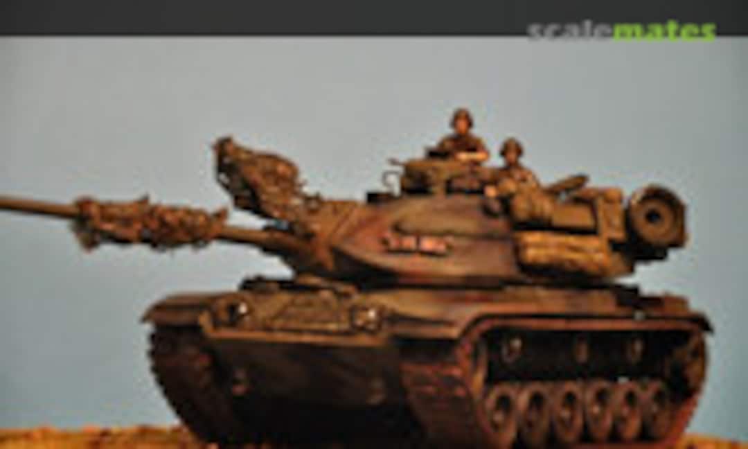 IDF M60A1 BLAZER with KMT-4 MINE ROLLER with motors, Academy TA069