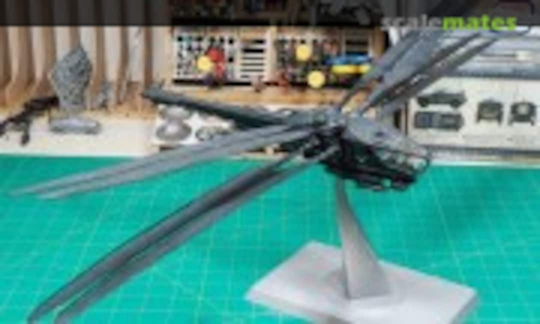 Call It Dune, er, Done: Meng 1/72 Atreides Ornithopter &#8211; Sprue Pie With Frets 