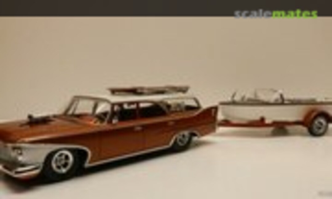 `60 Plymouth STW + Runabout Boat 1:25