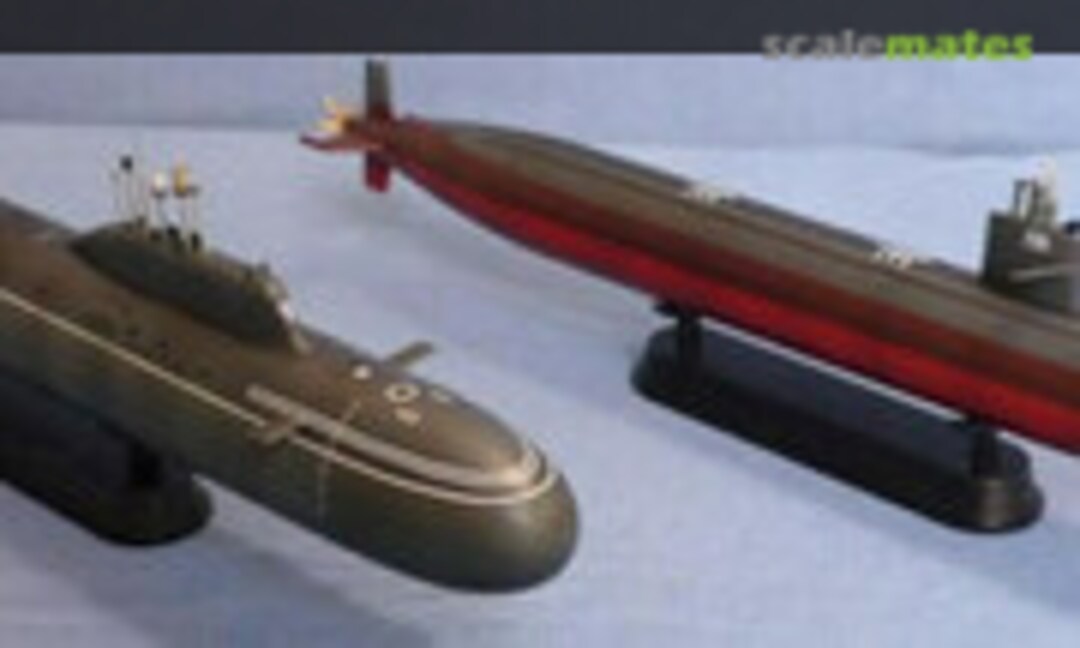 Jagd-U-Boote Chicago und Severodvinsk 1:350