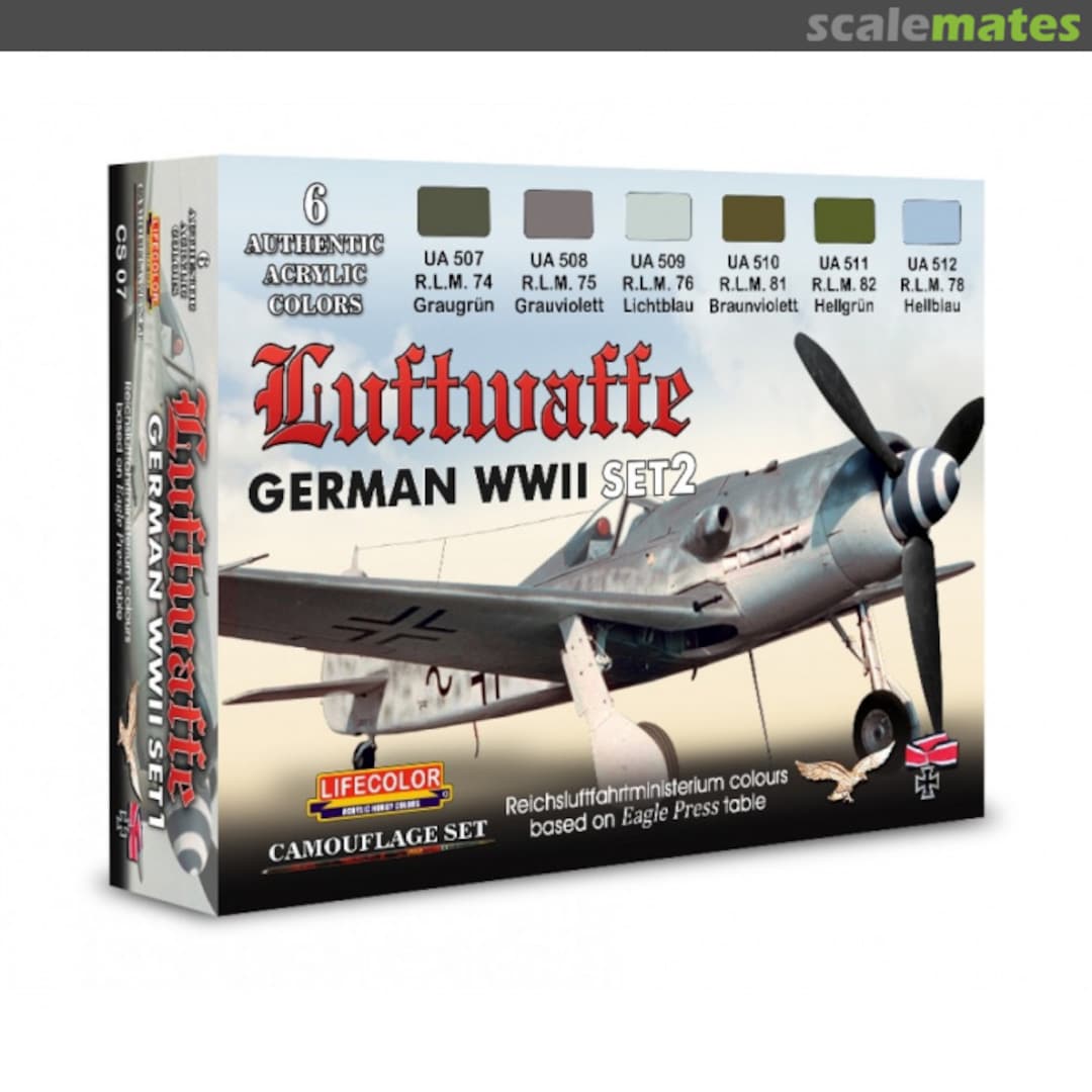 Boxart German WWII Luftwaffe Set #2  Lifecolor