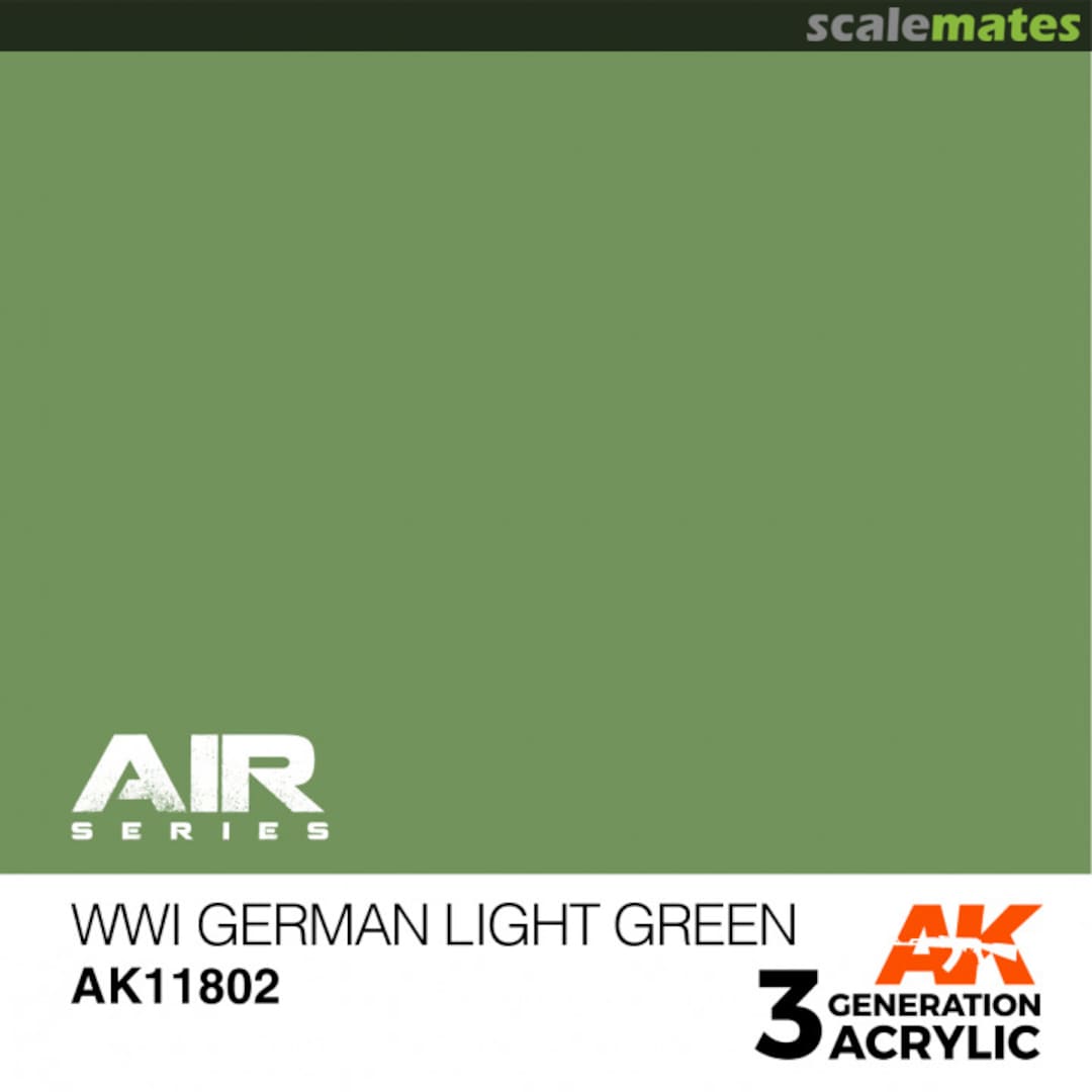 Boxart WWI German Light Green AK 11802 AK 3rd Generation - Air
