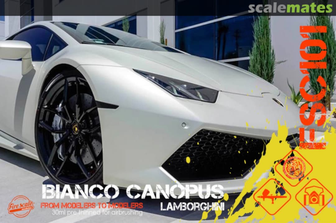 Boxart Bianco Canopus Lamborghini  Fire Scale Colors