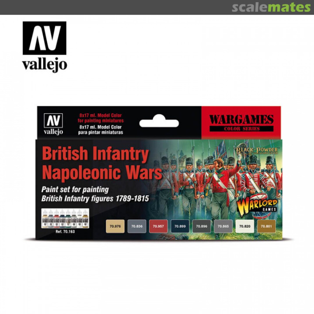 Boxart British Infantry Napoleonic Wars  Vallejo Model Color