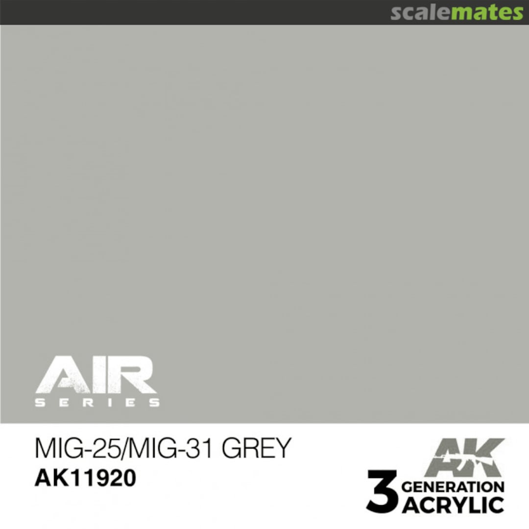 Boxart Mig-25/Mig-31 Grey  AK 3rd Generation - Air
