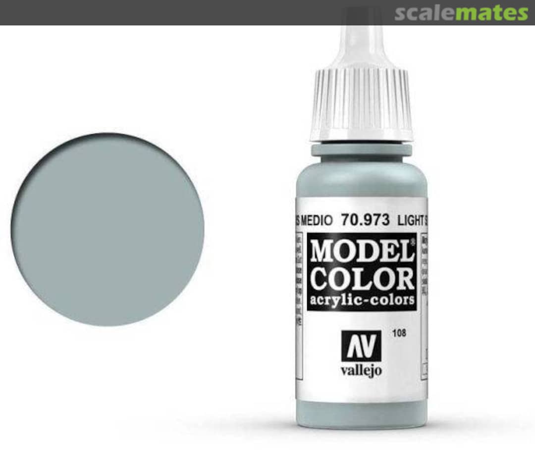 Boxart Light Sea Grey - FS36480 70.973, 973, Pos. 108 Vallejo Model Color