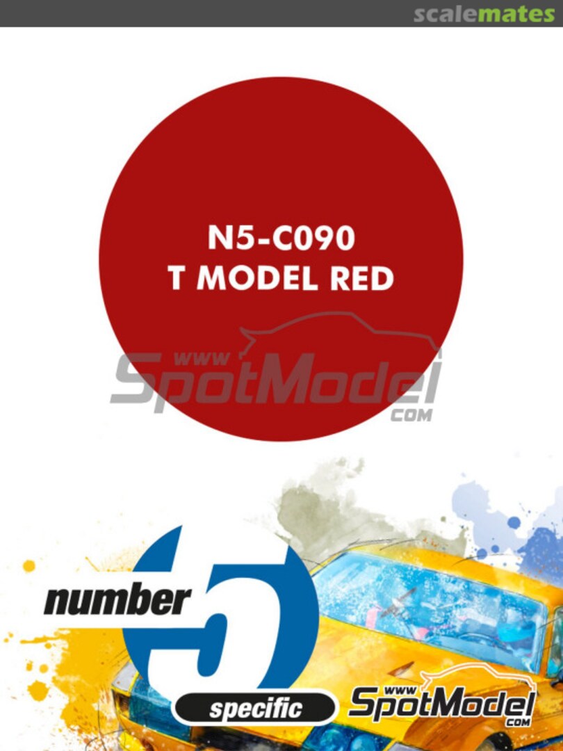 Boxart T Model Red  Number Five