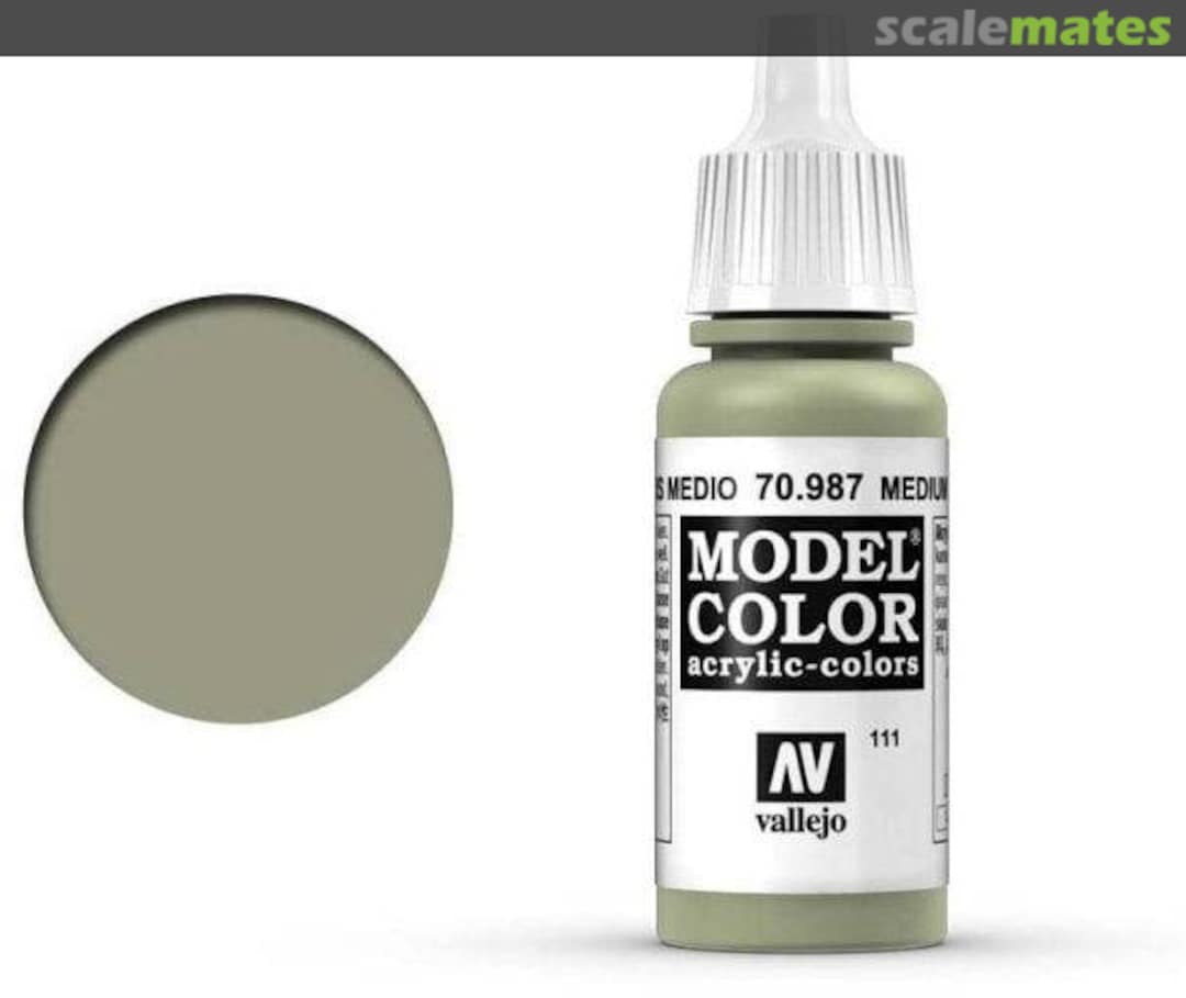 Boxart Medium Grey - FS36306 70.987, 987, Pos. 111 Vallejo Model Color