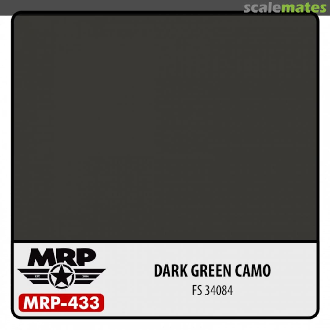 Boxart DARK GREEN CAMO (FS34084) MRP-433 MR.Paint