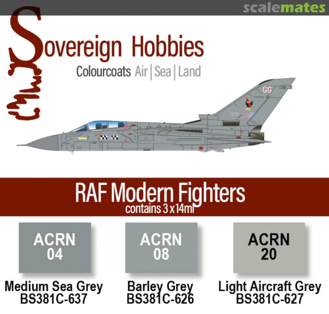 Boxart Colourcoats RAF Modern Fighters Colourset  Colourcoats (since 2014)