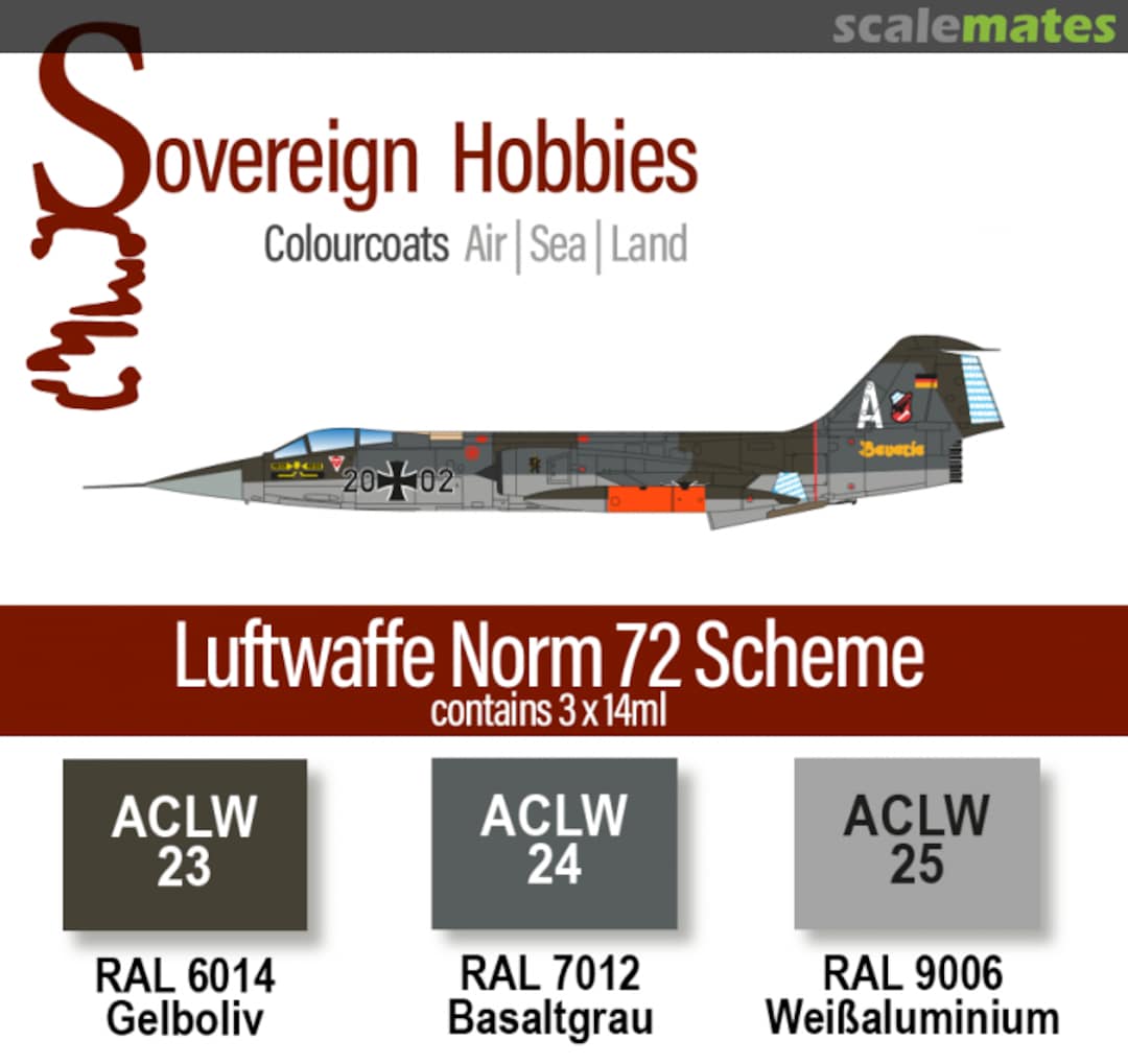 Boxart Colourcoats Set Luftwaffe Norm 72 Scheme Colourset  Colourcoats (since 2014)