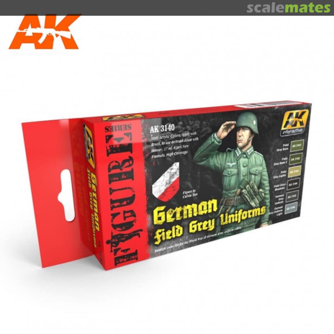 Boxart German Field Grey Uniforms AK 3140 AK Interactive
