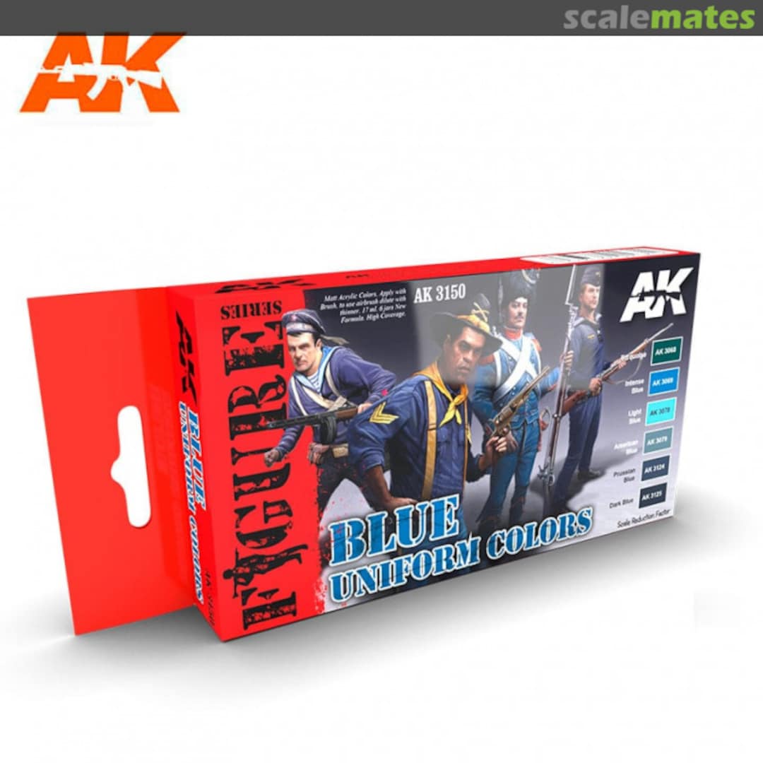 Boxart Blue Uniform Colors AK 3150 AK Interactive
