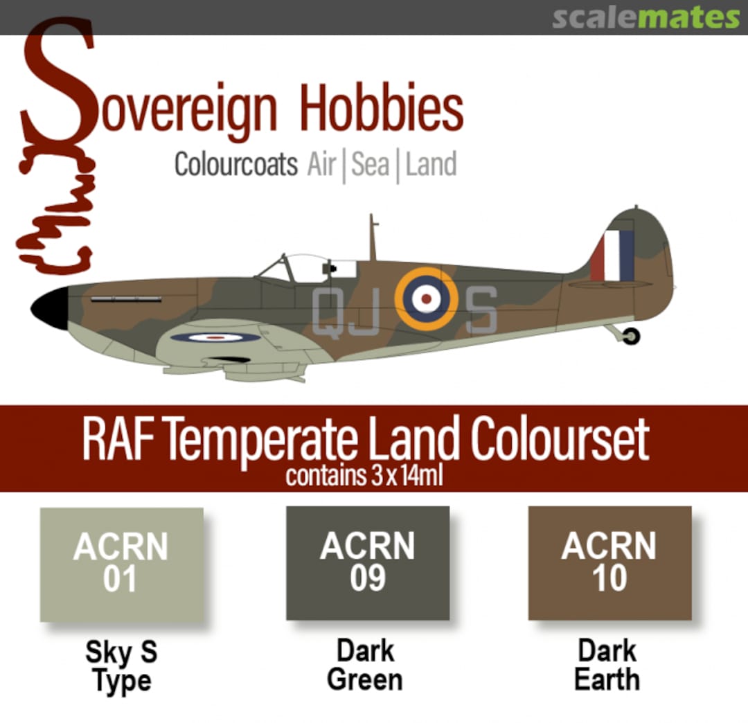 Boxart Colourcoats Set RAF Temperate Land Scheme  Colourcoats (since 2014)