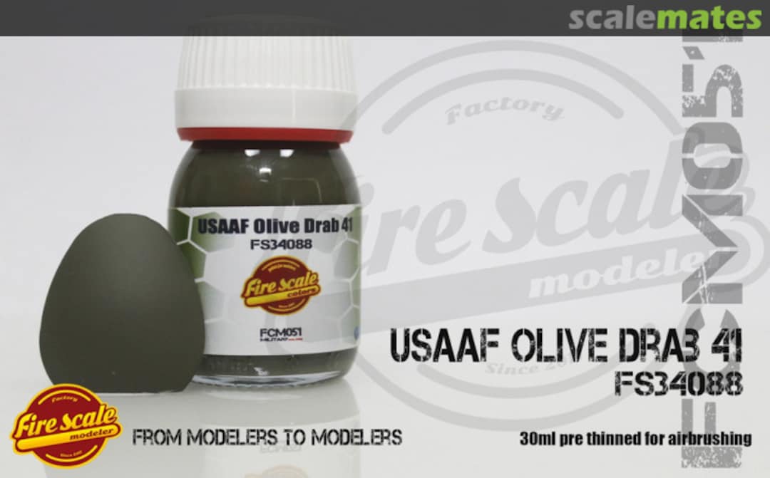 Boxart USAAF Olive Drab 41  Fire Scale Colors