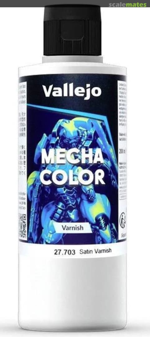 Boxart Mecha Satin Varnish - new formula  Vallejo Mecha Colors