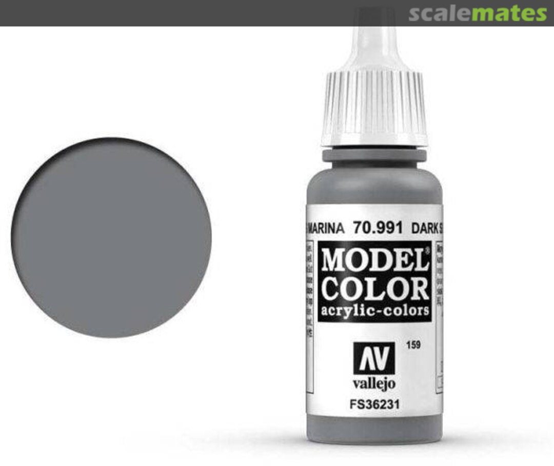 Boxart Dark Sea Grey - FS36231 70.991, 991, Pos. 159 Vallejo Model Color