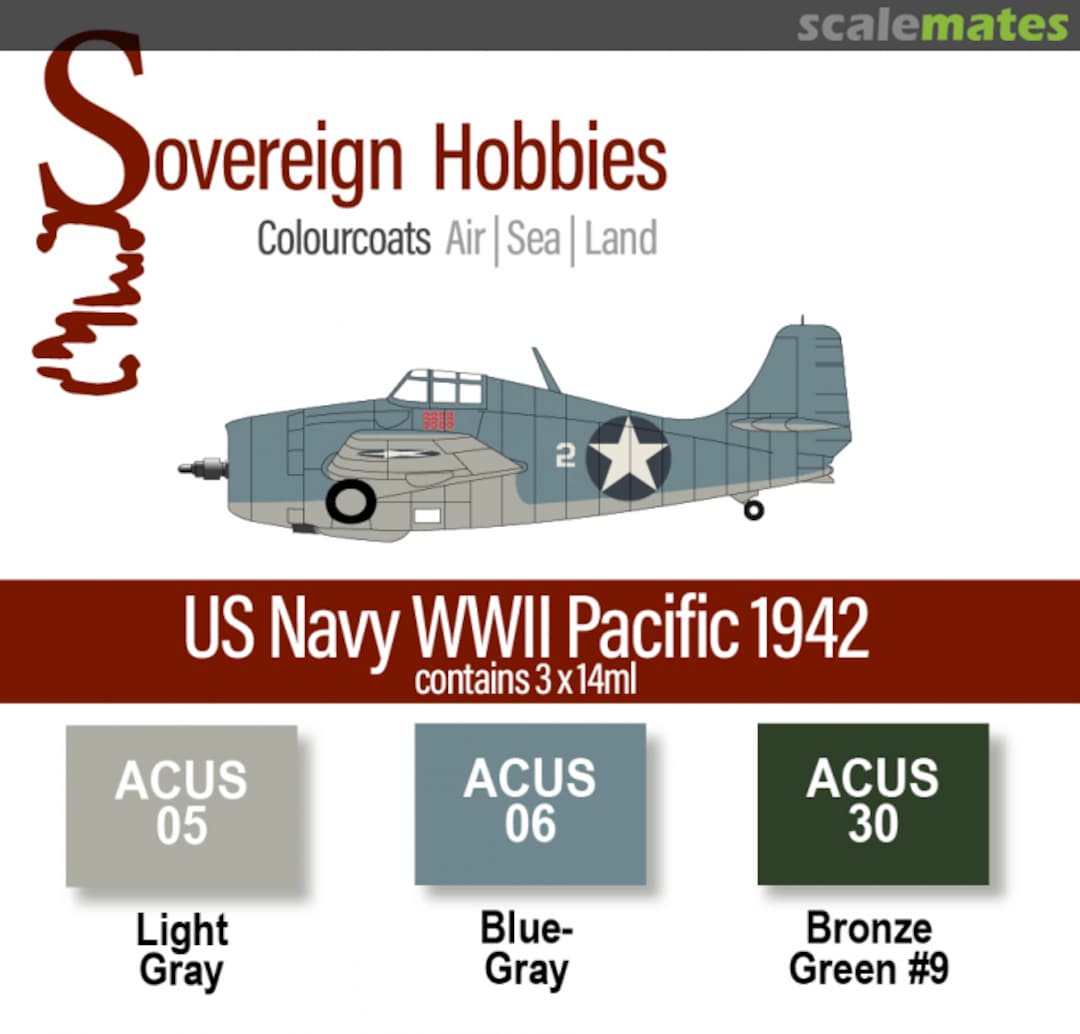 Boxart Colourcoats Set US Navy WWII Pacific 1942  Colourcoats (since 2014)