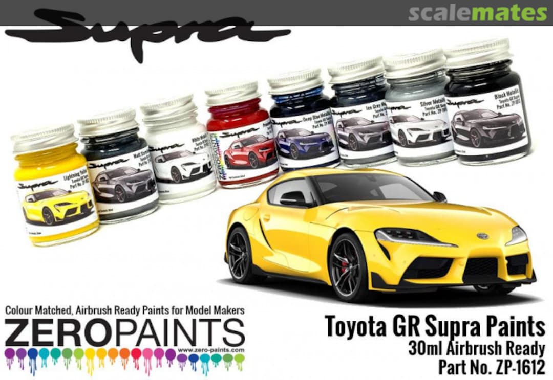 Boxart Toyota GR Supra Lightning Yellow  Zero Paints