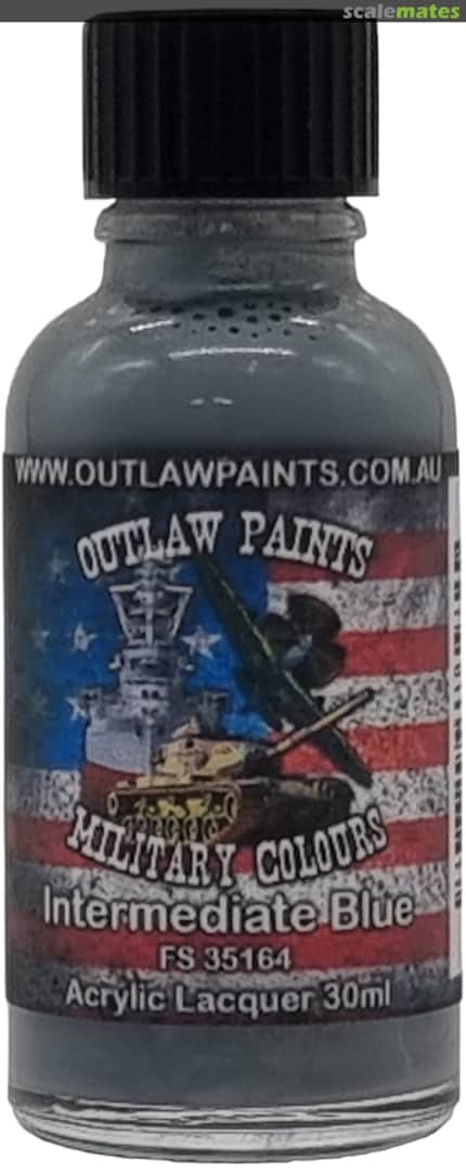 Boxart US Military Colour - Intermediate Blue FS35164 OP006MIL Outlaw Paints