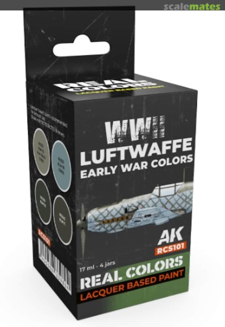 Boxart WWII Luftwaffe Early War Colors  AK Real Colors