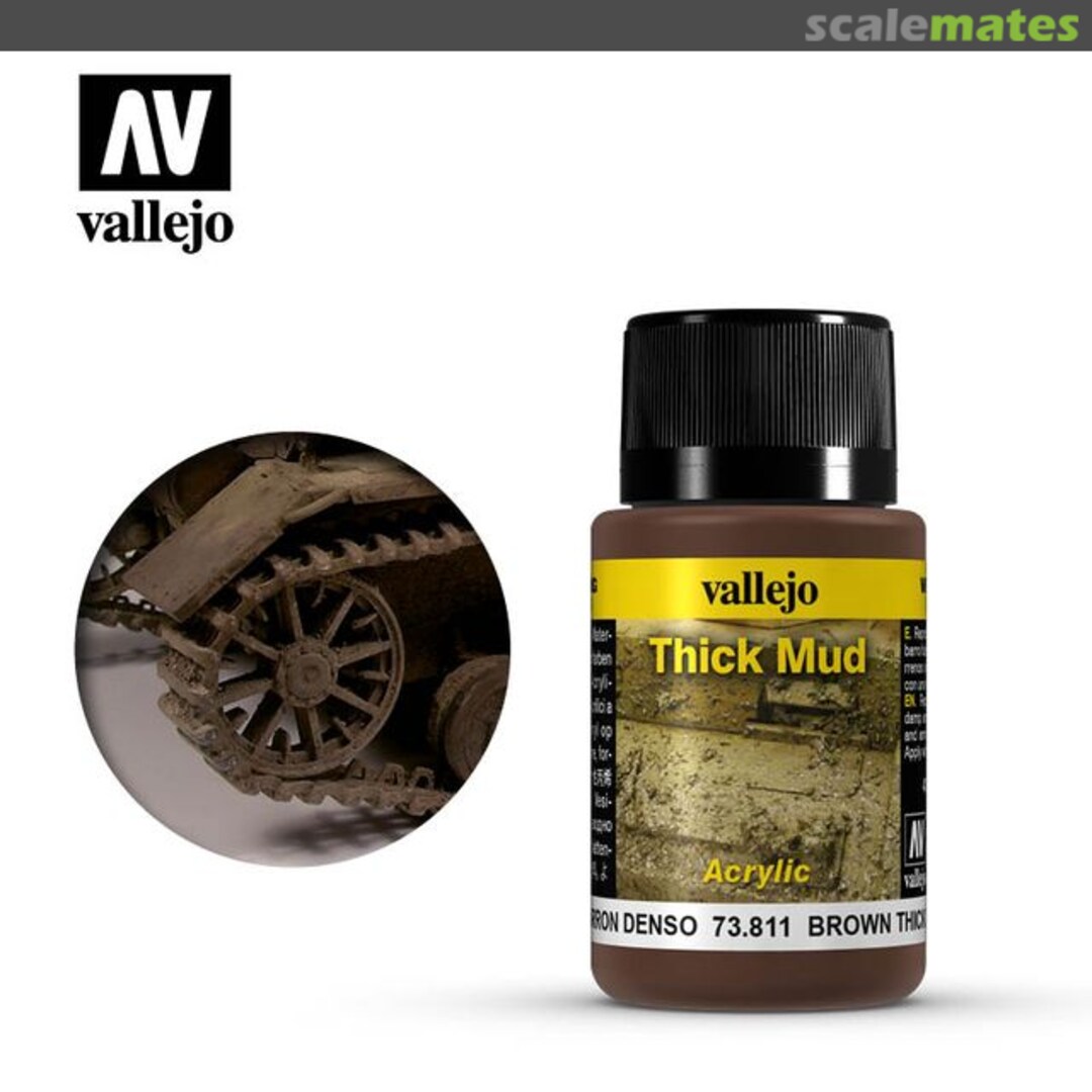 Boxart Brown Thick Mud  Vallejo Weathering Effects