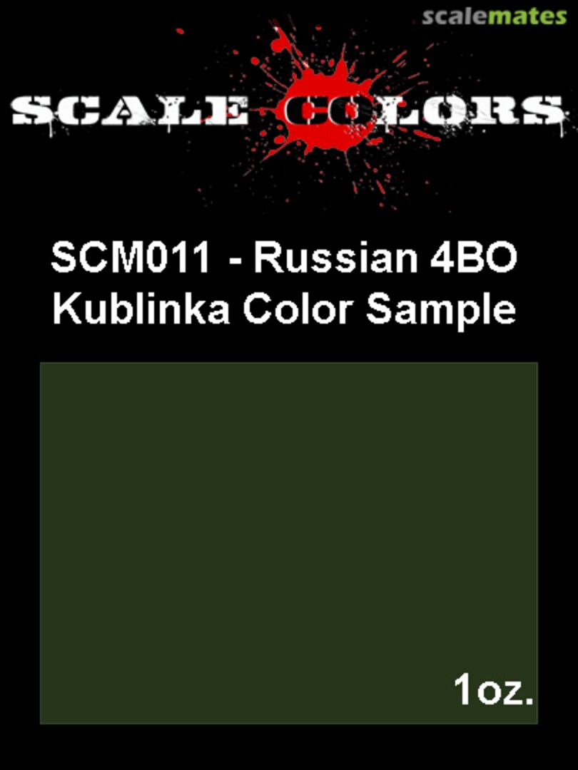 Boxart 4BO Green – Kubinka Sampled SCM011 Scale Colors