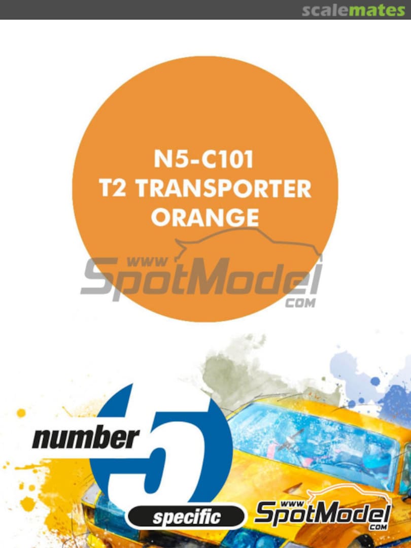 Boxart T2 Transporter Orange  Number Five