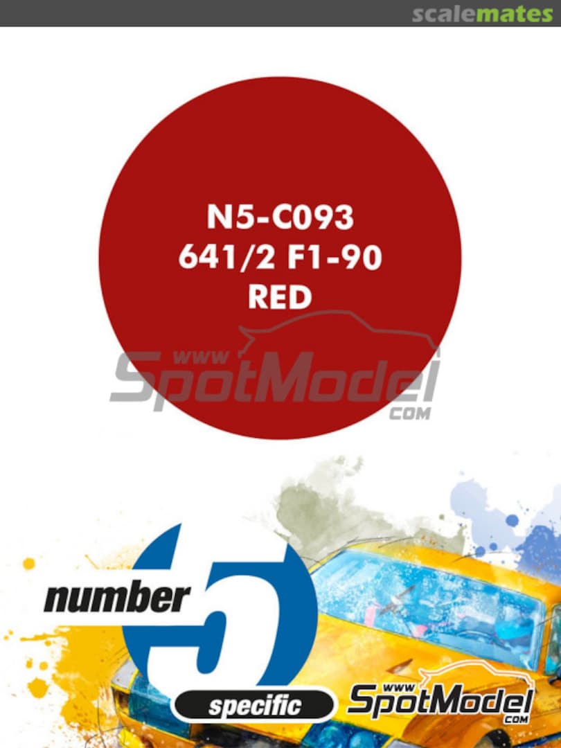 Boxart 641/2 F1-90 Red  Number Five