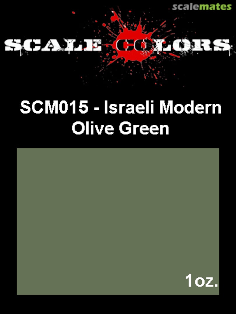 Boxart Israeli Modern Armor Olive Green SCM015 Scale Colors