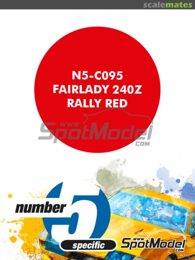 Boxart Fairlady 240Z Rally Red  Number Five