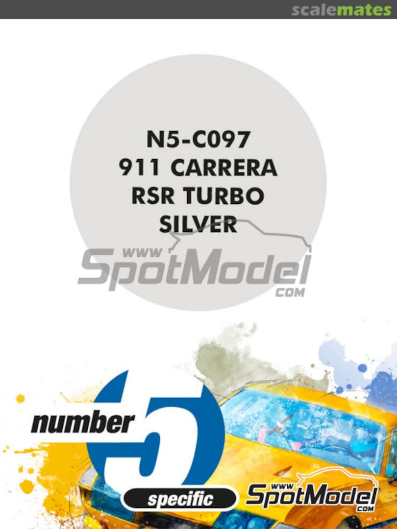 Boxart 911 Carrera RSR Turbo Silver  Number Five