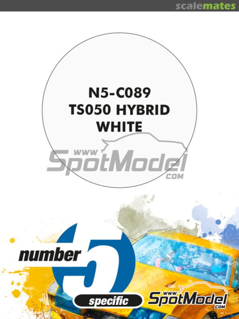 Boxart TS050 Hybrid White  Number Five