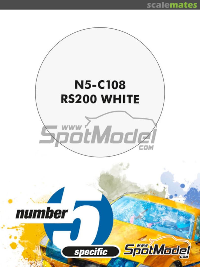 Boxart RS200 White  Number Five