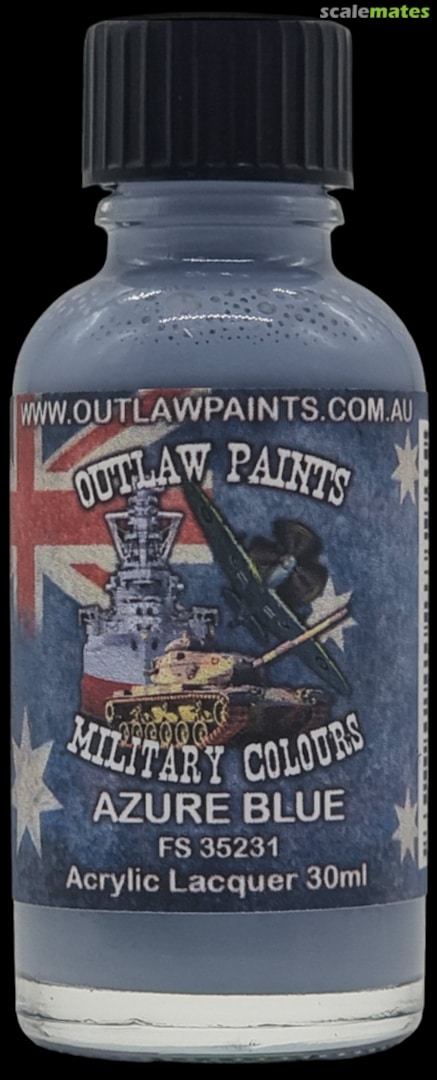 Boxart Australian Military Colour - Azure Blue FS35231 OP132MIL Outlaw Paints