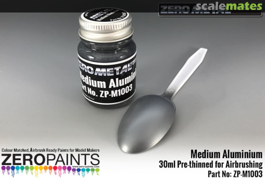 Boxart Medium Aluminium Paint - Zero Metal Finishes  Zero Paints