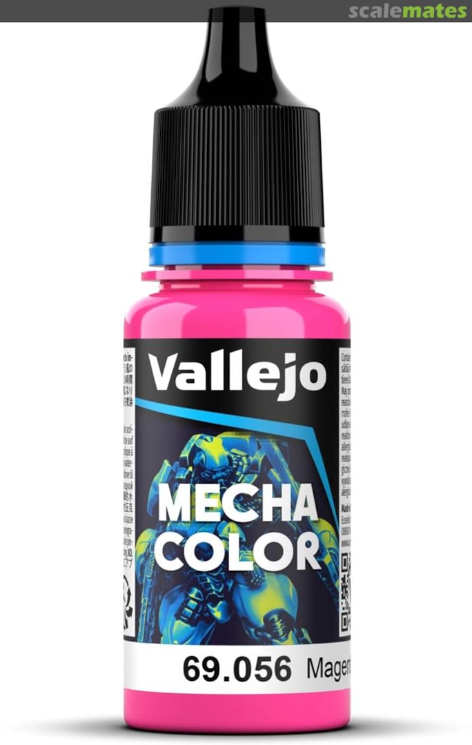 Boxart Magenta Fluorescent  Vallejo Mecha Colors