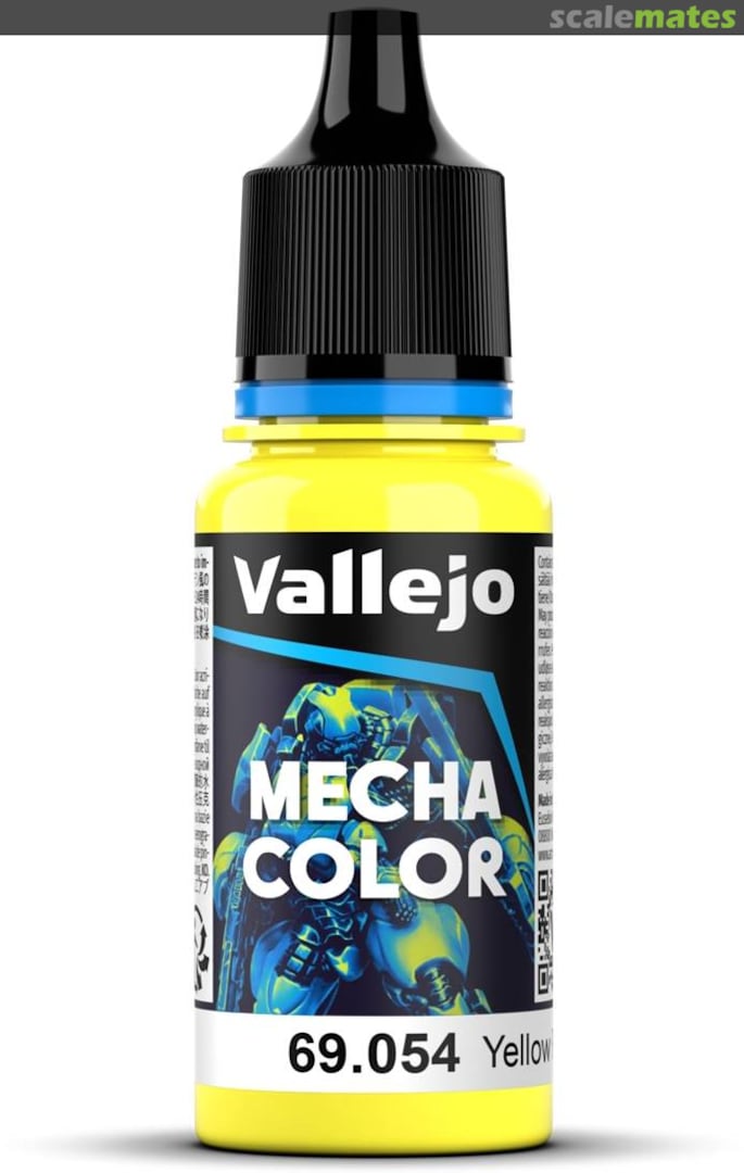 Boxart Yellow Fluorescent  Vallejo Mecha Colors