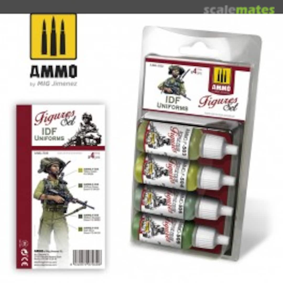Boxart Figures Set - IDF Uniforms A.MIG-7030 Ammo by Mig Jimenez