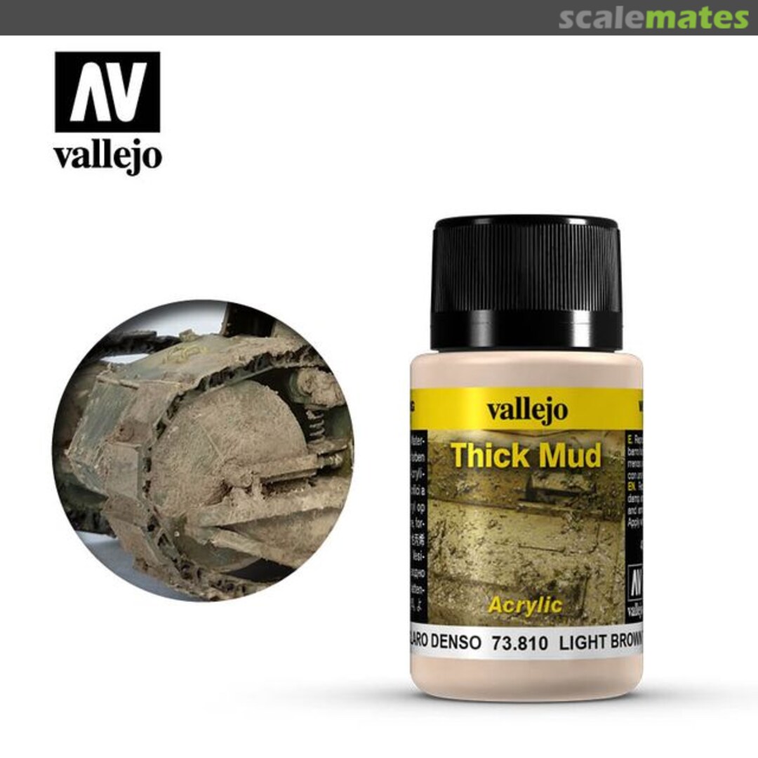 Boxart Light Brown Thick Mud  Vallejo Weathering Effects