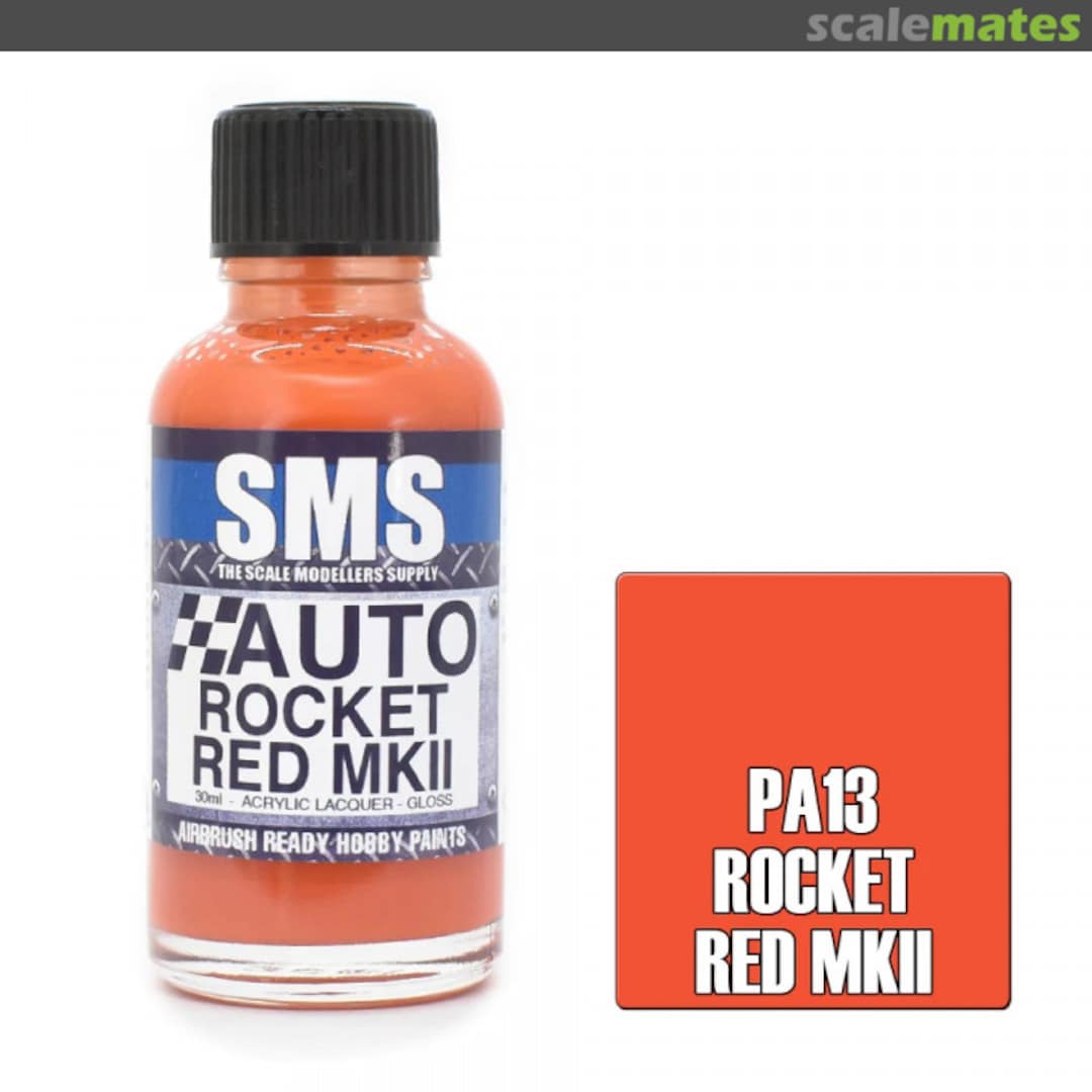 Boxart Auto Colour ROCKET RED MKII  SMS
