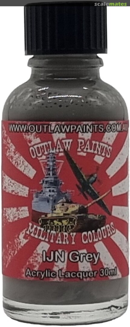 Boxart Japanese Military Colour - IJN Grey OP060MIL Outlaw Paints