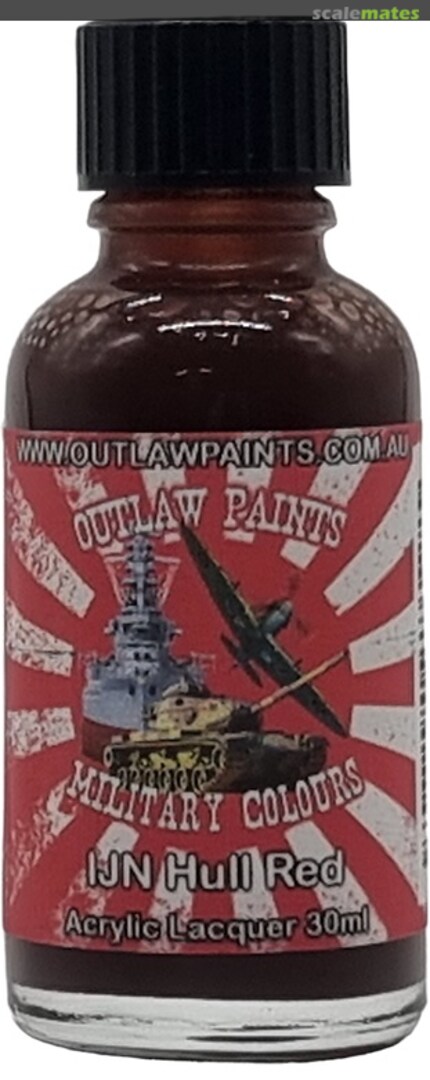 Boxart Japanese Military Colour - IJN Hull Red OP061MIL Outlaw Paints