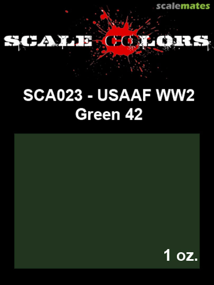 Boxart USAAF Green 42 SCA023 Scale Colors