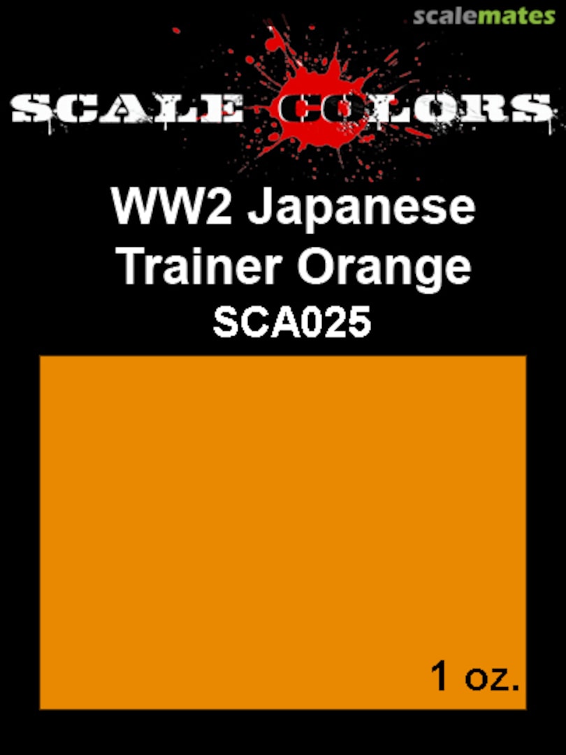 Boxart IJN/IJA Trainer Orange SCA025 Scale Colors