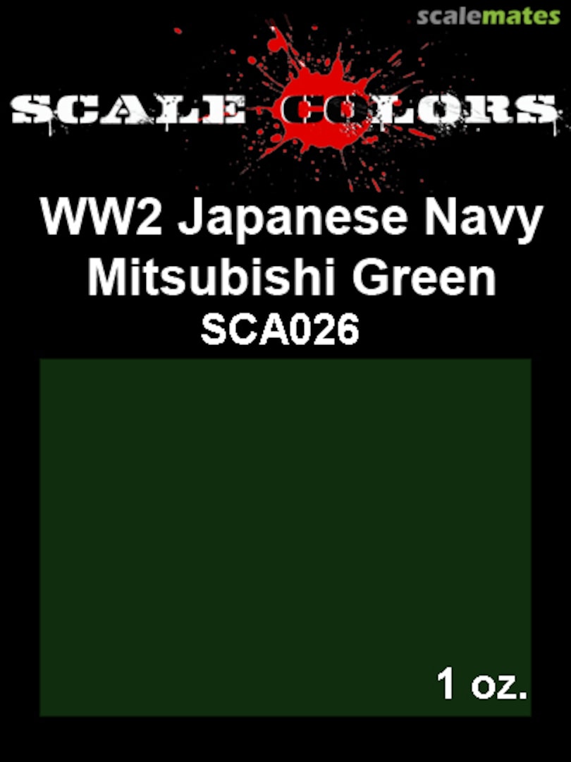 Boxart IJN Mitsubishi Green SCA026 Scale Colors