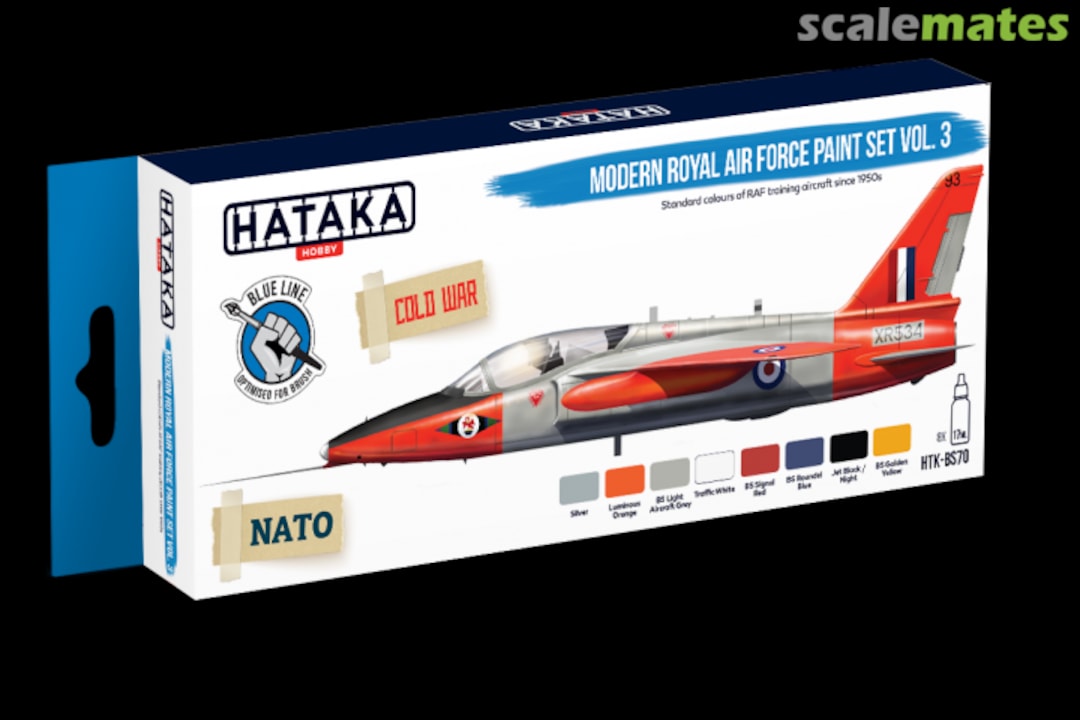 Boxart Modern Royal Air Force Paint set vol. 3 HTK-BS70 Hataka Hobby Blue Line